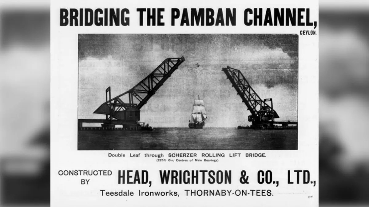 The reconstructed Pamban Bridge, due to be inaugurated on October 2 