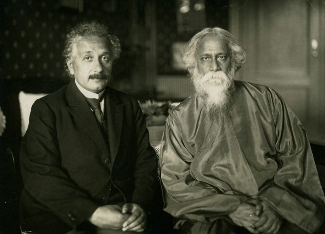 Rabindranath Tagore & Albert Einstein (& Werner Heisenberg) | Arup K. Chatterjee & Sudip Patra