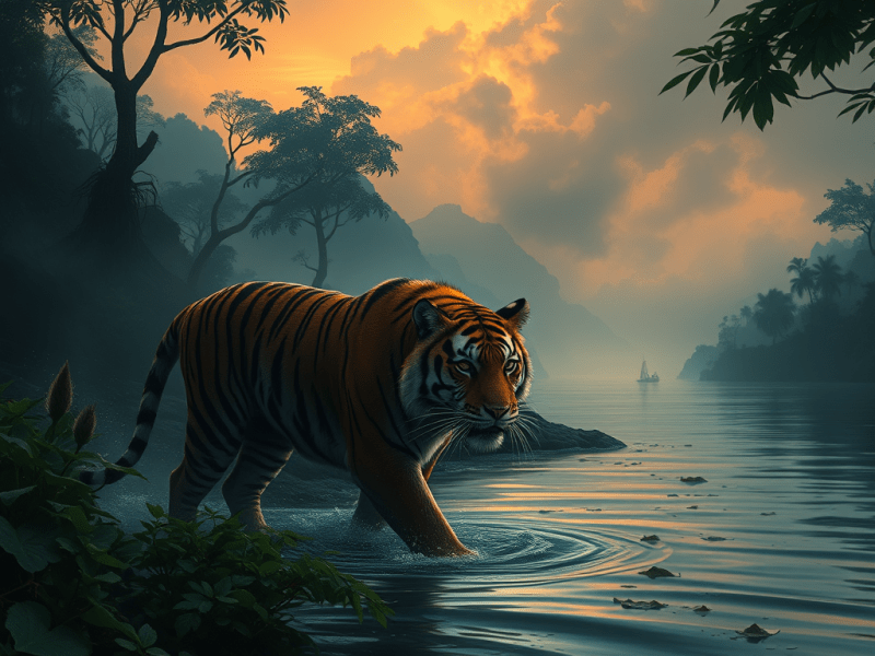 Tigers Around Early Calcutta