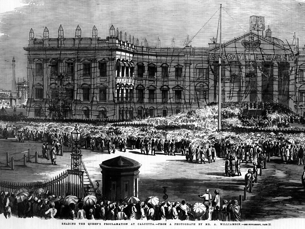 Queen Victoria’s Proclamation in Calcutta in 1858: A Look at an Engraving from The Illustrated London News