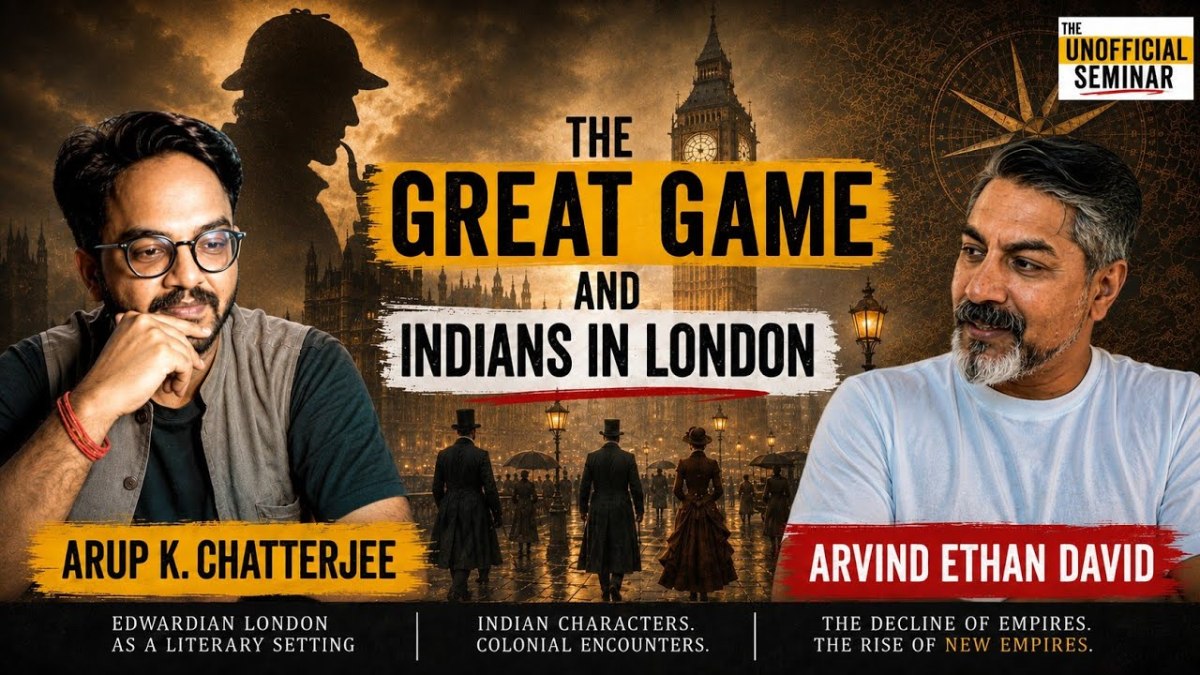 A Sherlock Holmes Novel with an Indian Plot | The Great Game in the Age of Empires | Conversation Between Arvind Ethan David and Arup K. Chatterjee